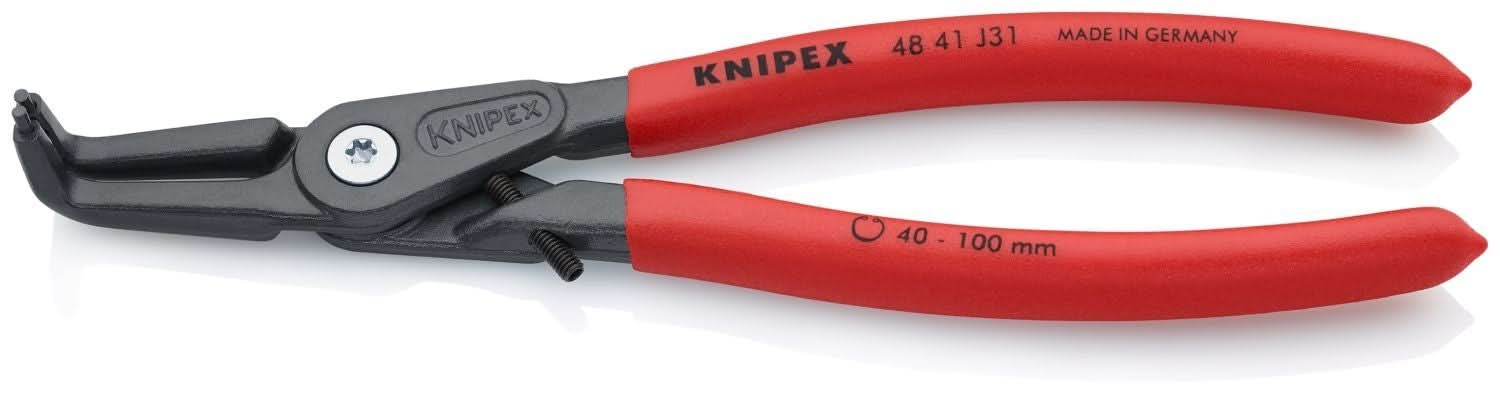 Knipex 48 41 J31 Internal 90&deg; Angled Precision Snap Ring Pliers-Limiter - Image 2