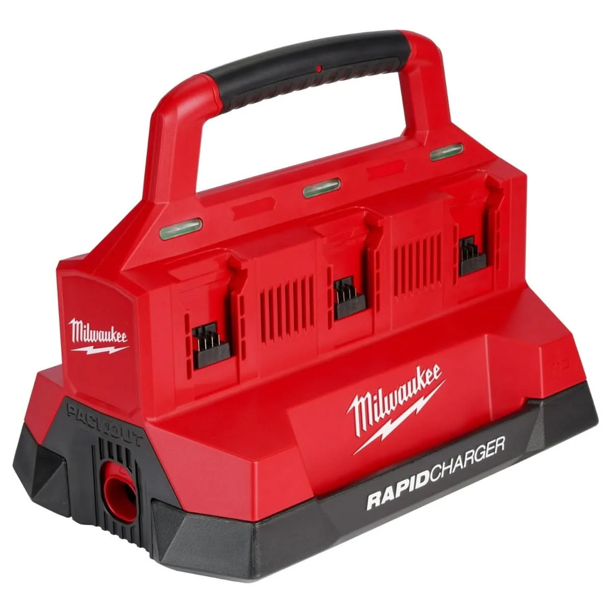 Milwaukee M18 PACKOUT 6-Bay Rapid Charger plus M18 REDLITHIUM XC 5.0Ah Battery Pack - Image 2