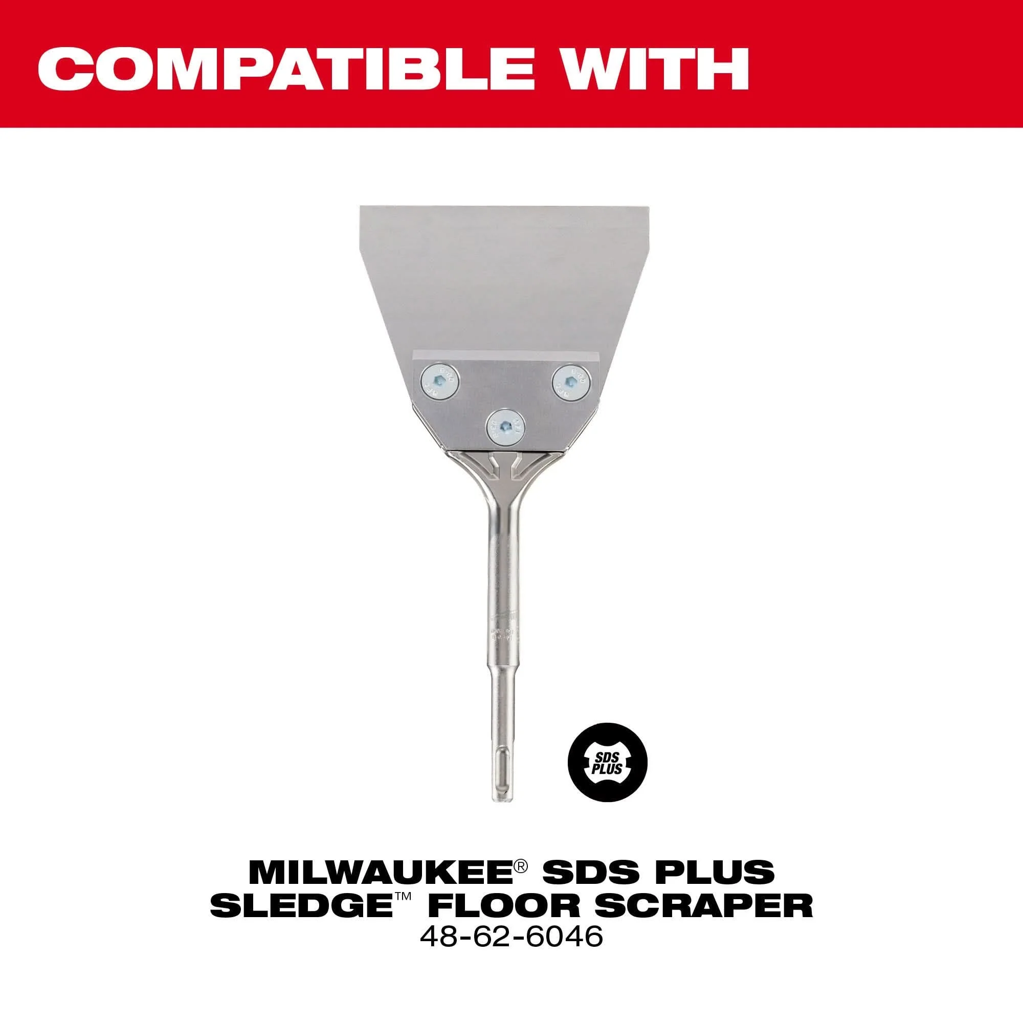 Milwaukee 48-62-1914 SDS PLUS SLEDGE Floor Scraper Replacement Kit - Image 2