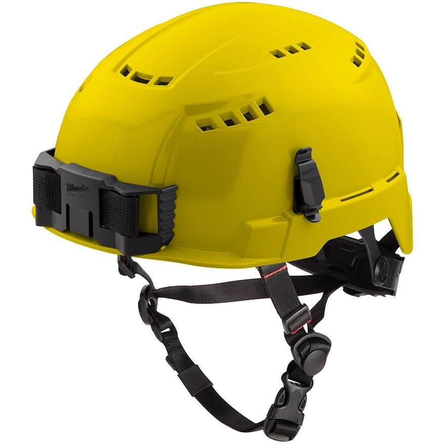 Milwaukee 48-73-1302 Yellow Vented Safety Helmet – Type 2, Class C