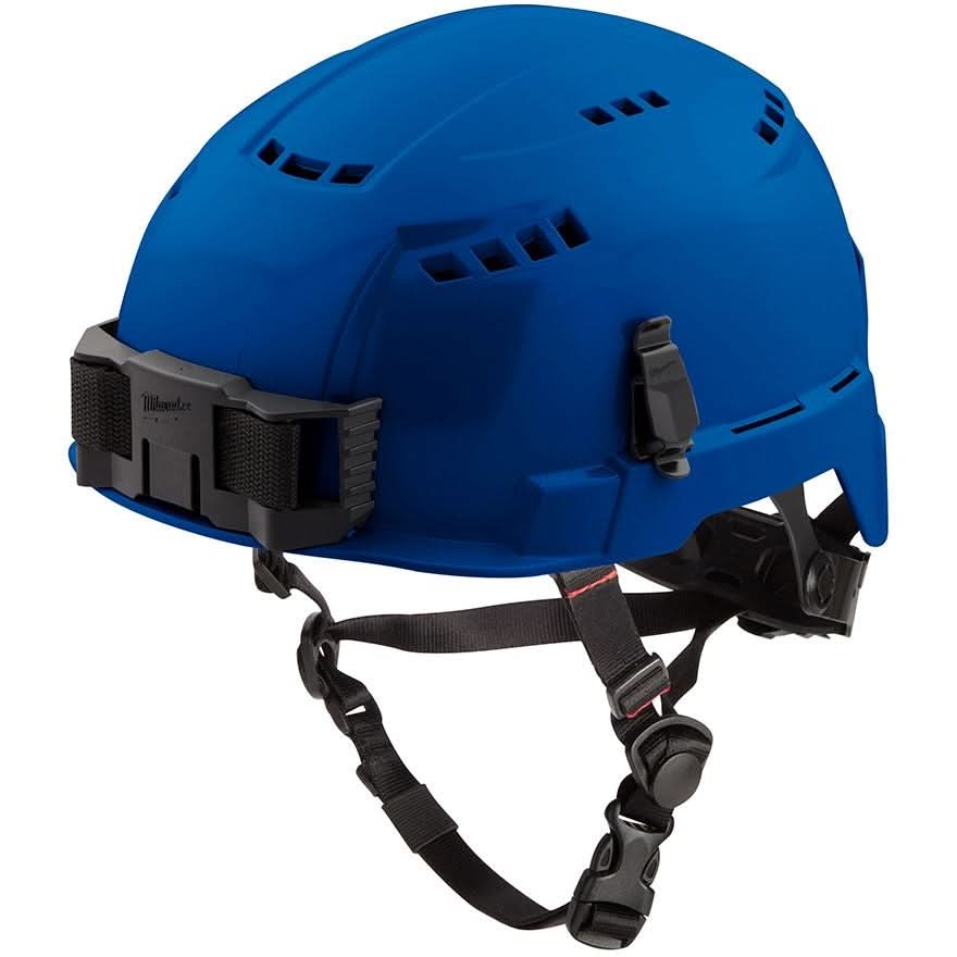 Milwaukee 48-73-1304 Blue Vented Safety Helmet – Type 2, Class C