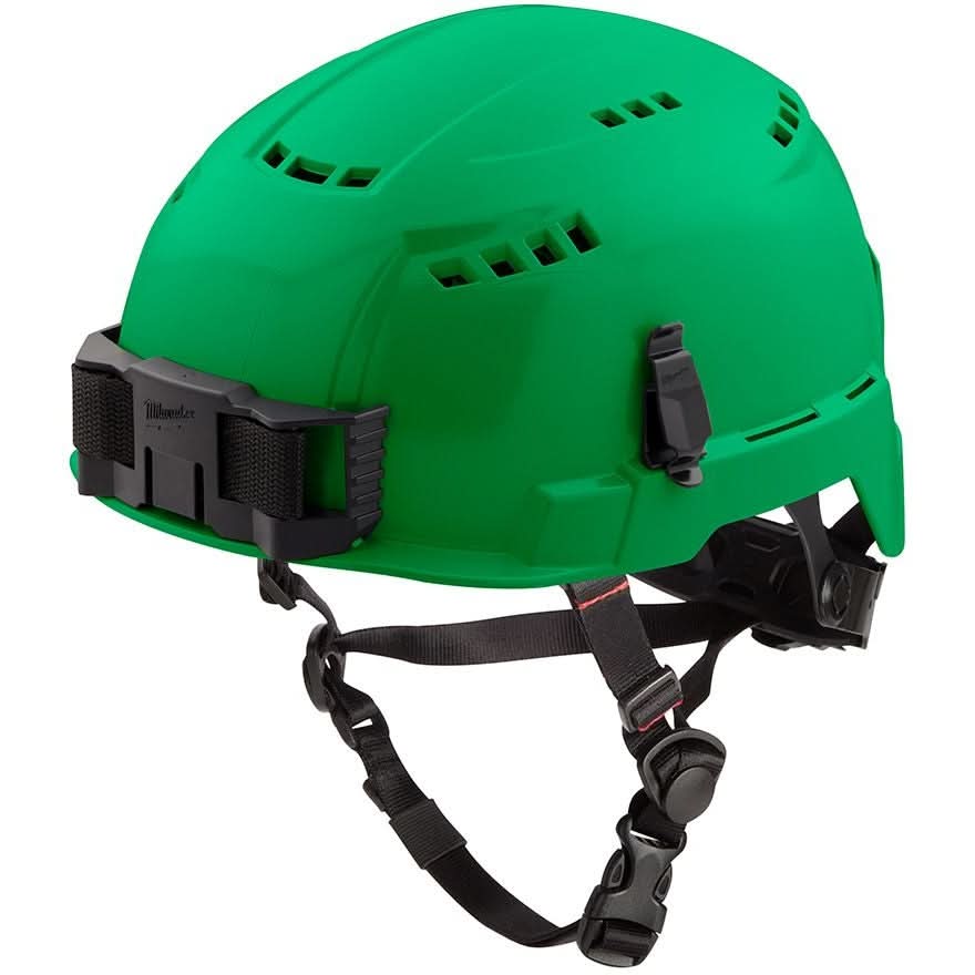 Milwaukee 48-73-1306 Green Vented Safety Helmet – Type 2, Class C