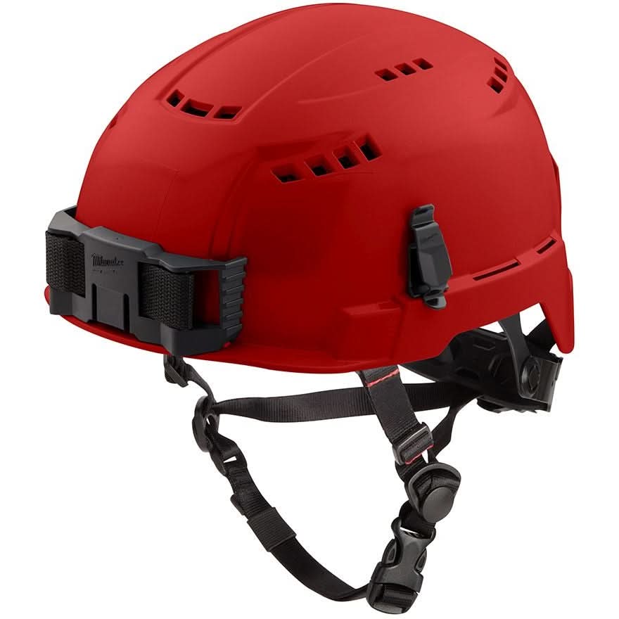 Milwaukee 48-73-1308 Red Vented Safety Helmet – Type 2, Class C