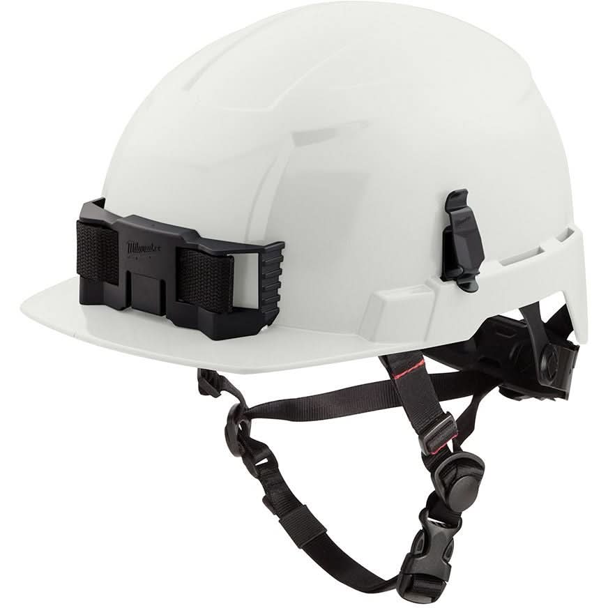 Milwaukee 48-73-1321 White Front Brim Safety Helmet – Type 2, Class E
