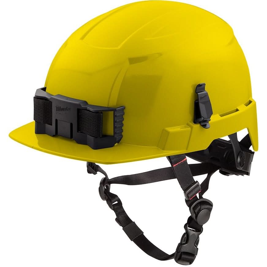 Milwaukee 48-73-1323 Yellow Front Brim Safety Helmet – Type 2, Class E