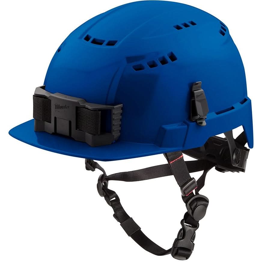 Milwaukee 48-73-1324 Blue Front Brim Vented Safety Helmet – Type 2, Class C