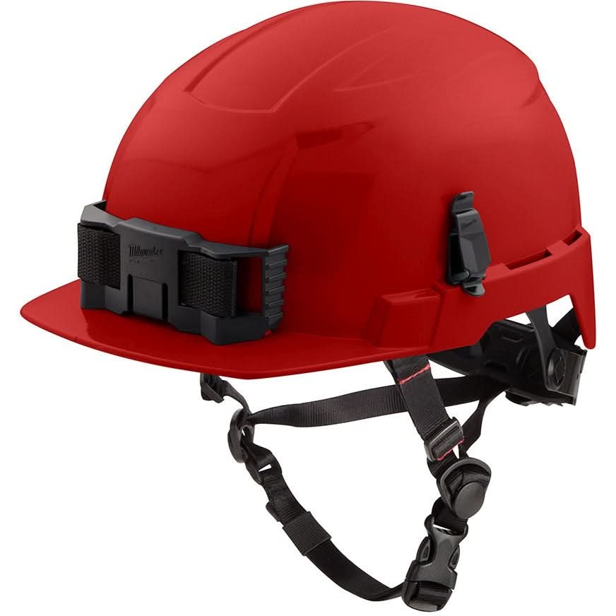 Milwaukee 48-73-1329 Red Front Brim Safety Helmet – Type 2, Class E