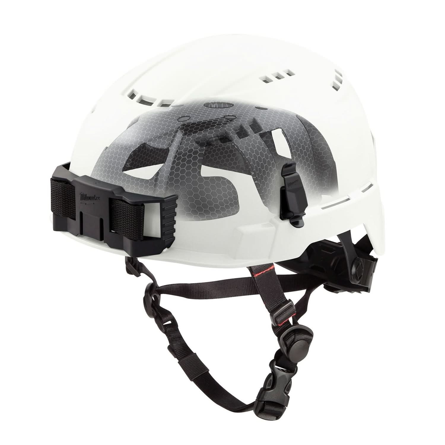 Milwaukee 48-73-1350 BOLT White Vented Safety Helmet with IMPACT ARMOR Liner (USA) – Type 2, Class C