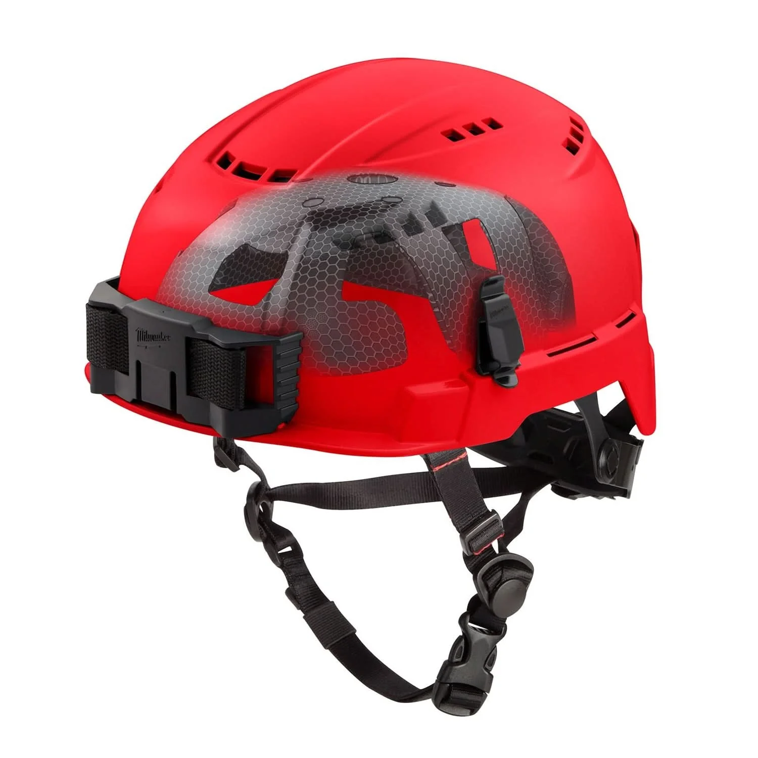 Milwaukee 48-73-1358 BOLT Red Vented Safety Helmet with IMPACT ARMOR Liner (USA) – Type 2, Class C