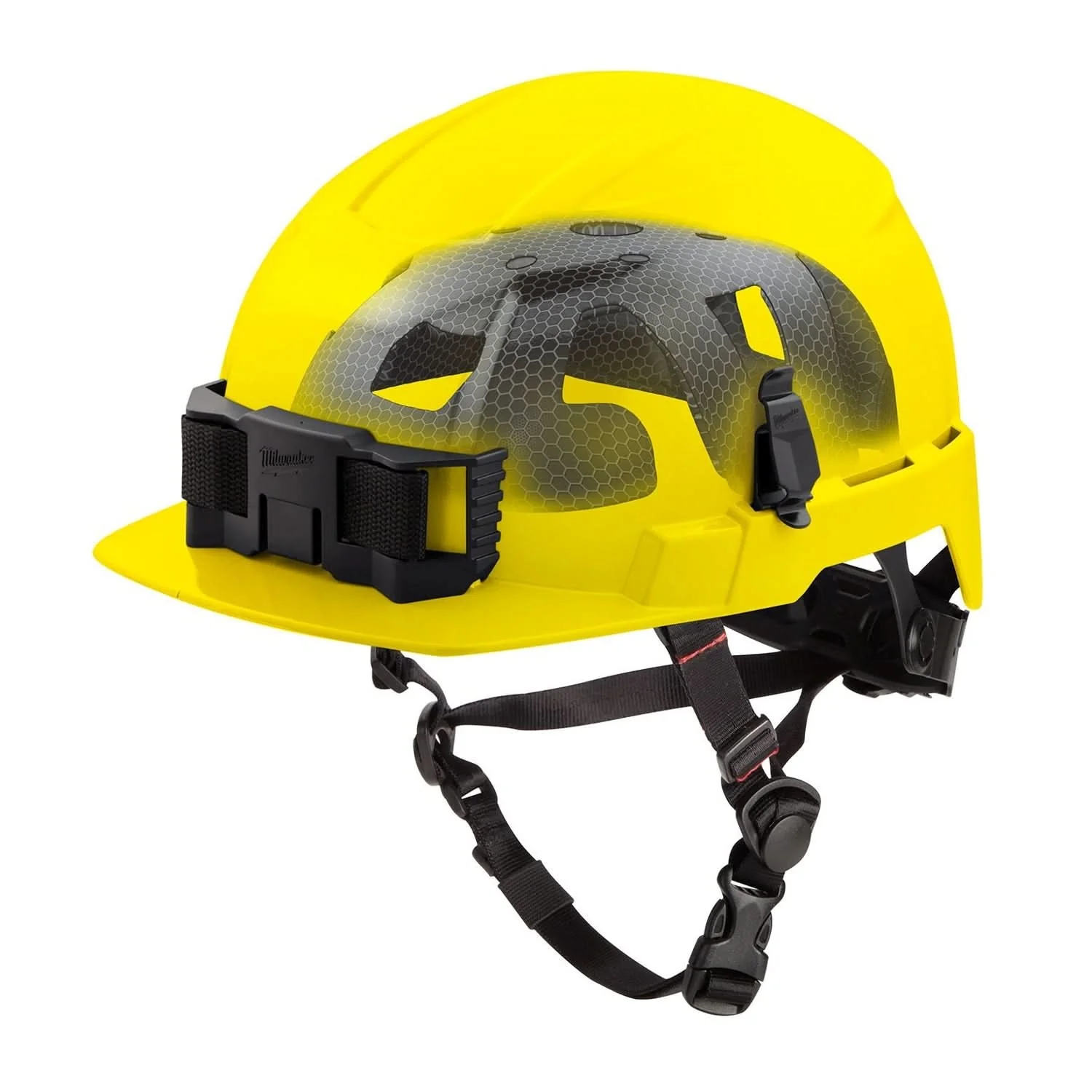 Milwaukee 48-73-1367 BOLT Yellow Front Brim Safety Helmet with IMPACT ARMOR Liner (USA) – Type 2, Class E