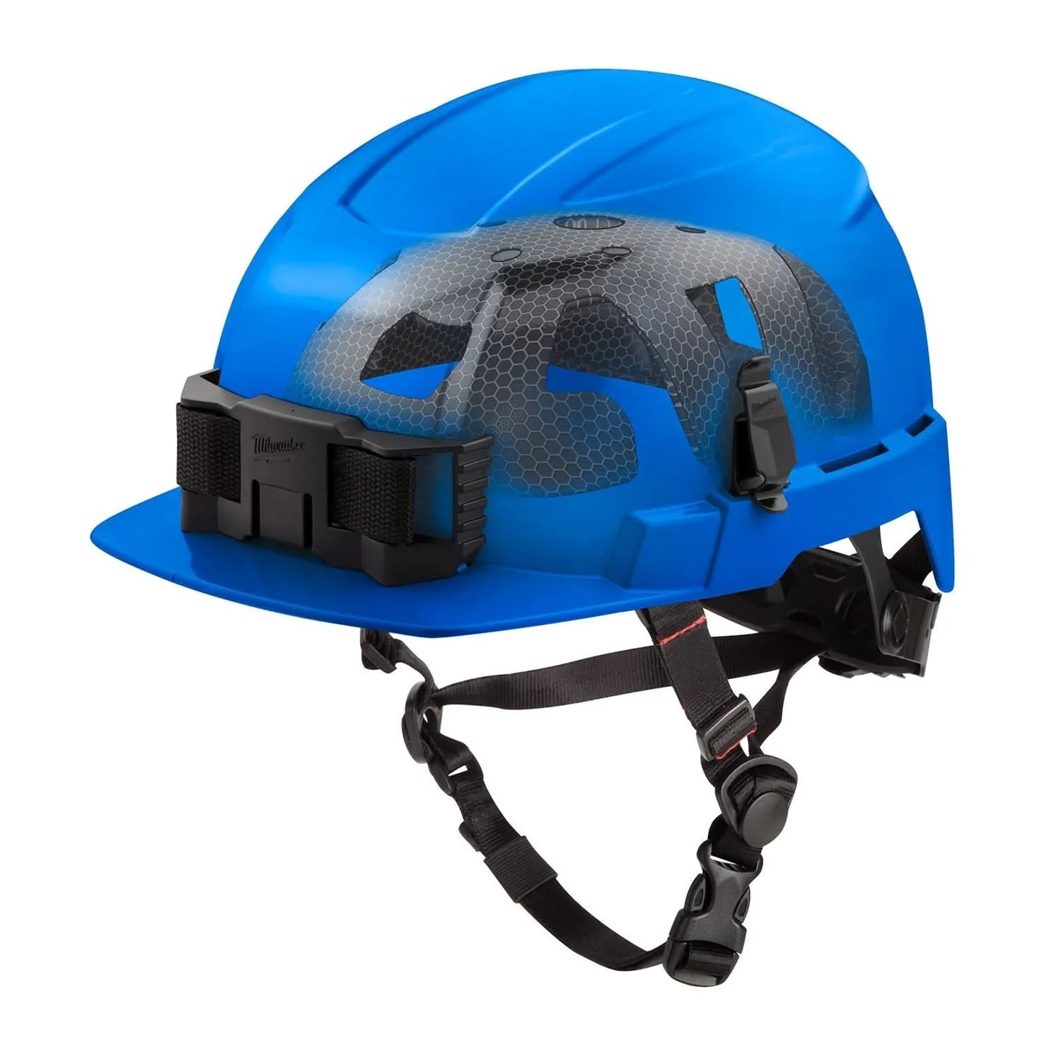 Milwaukee 48-73-1369 BOLT Blue Front Brim Safety Helmet with IMPACT ARMOR Liner (USA) – Type 2, Class E