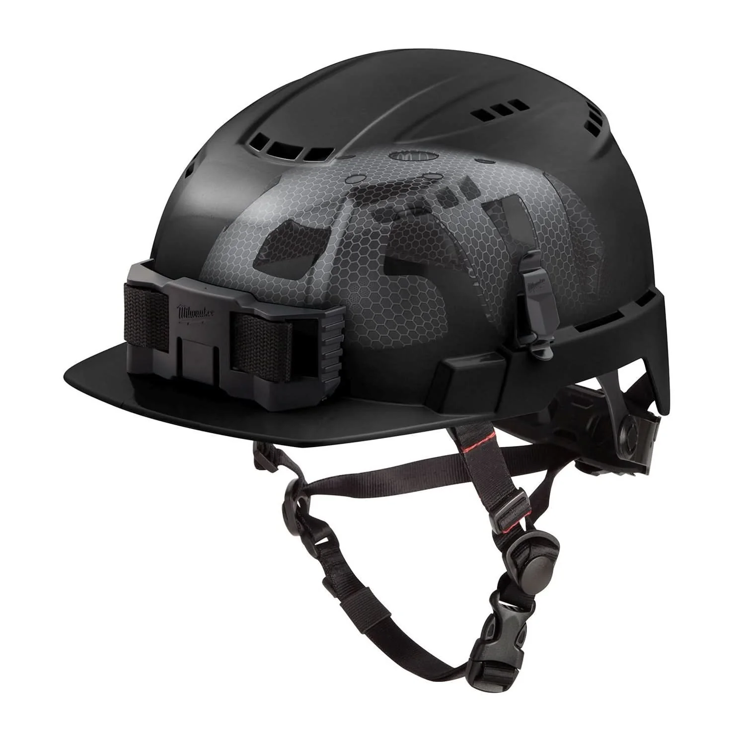 Milwaukee 48-73-1374 BOLT Black Front Brim Vented Safety Helmet with IMPACT ARMOR Liner (USA) – Type 2, Class C