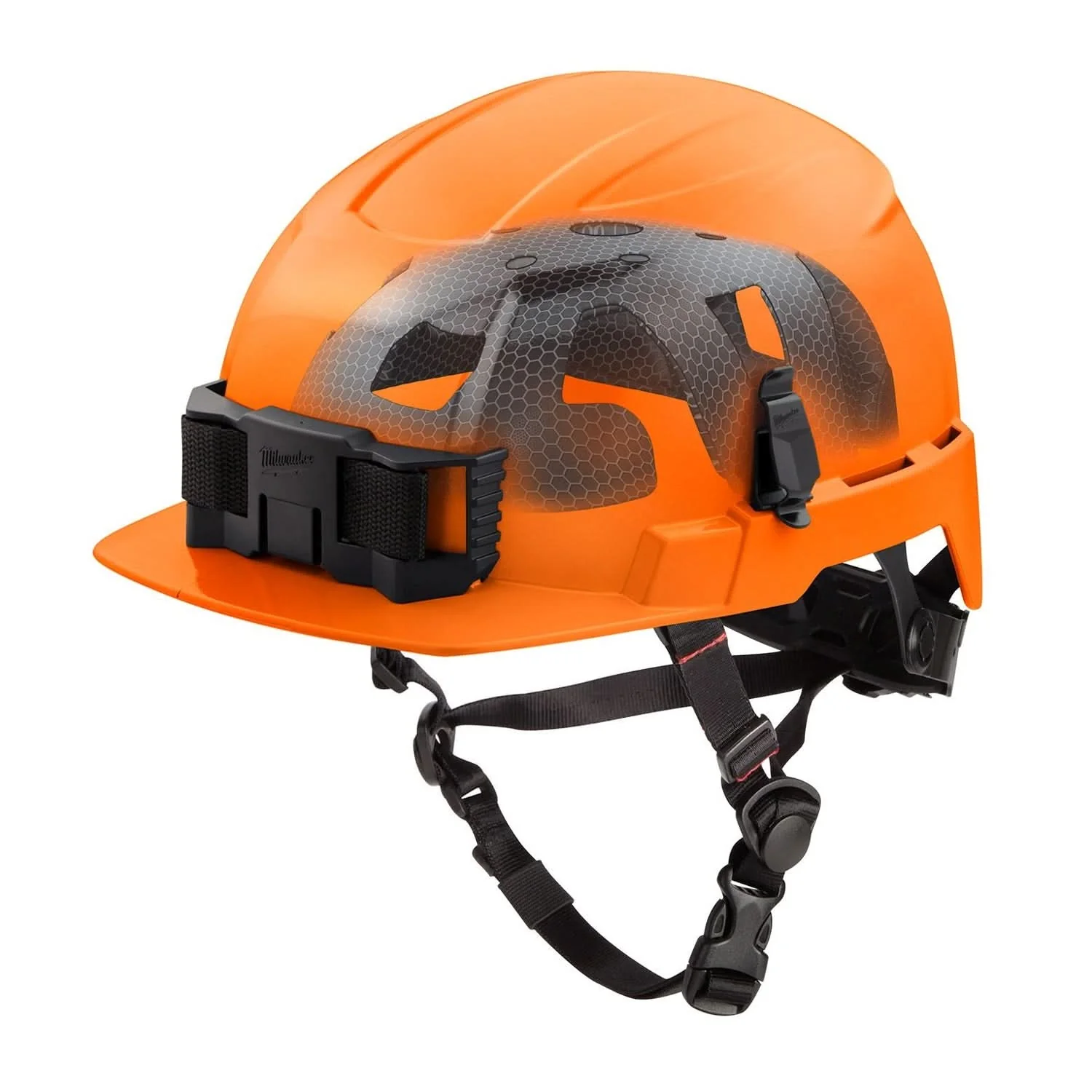 Milwaukee 48-73-1377 BOLT Orange Front Brim Safety Helmet with IMPACT ARMOR Liner (USA) – Type 2, Class E