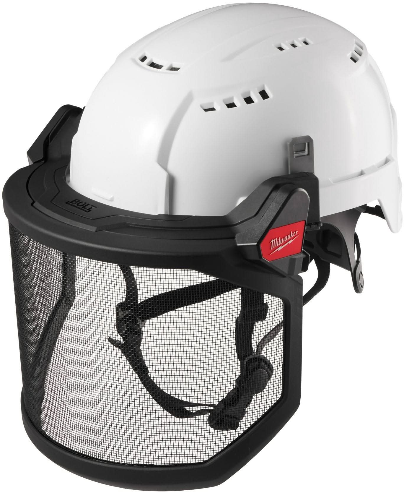 Milwaukee 48-73-1430 BOLT Full Face Shield - Metal Mesh (Compatible with Milwaukee Safety Helmets & Hard Hats) - Image 2