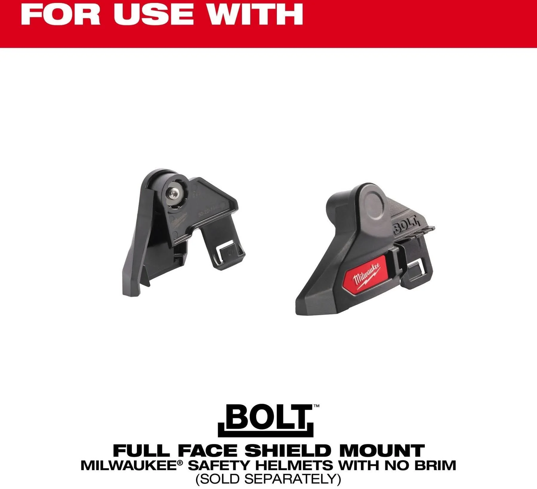 Milwaukee 48-73-1446 5pk Gray Face Shield Replacement Lenses (No-brim Helmet Only Mount) - Image 2