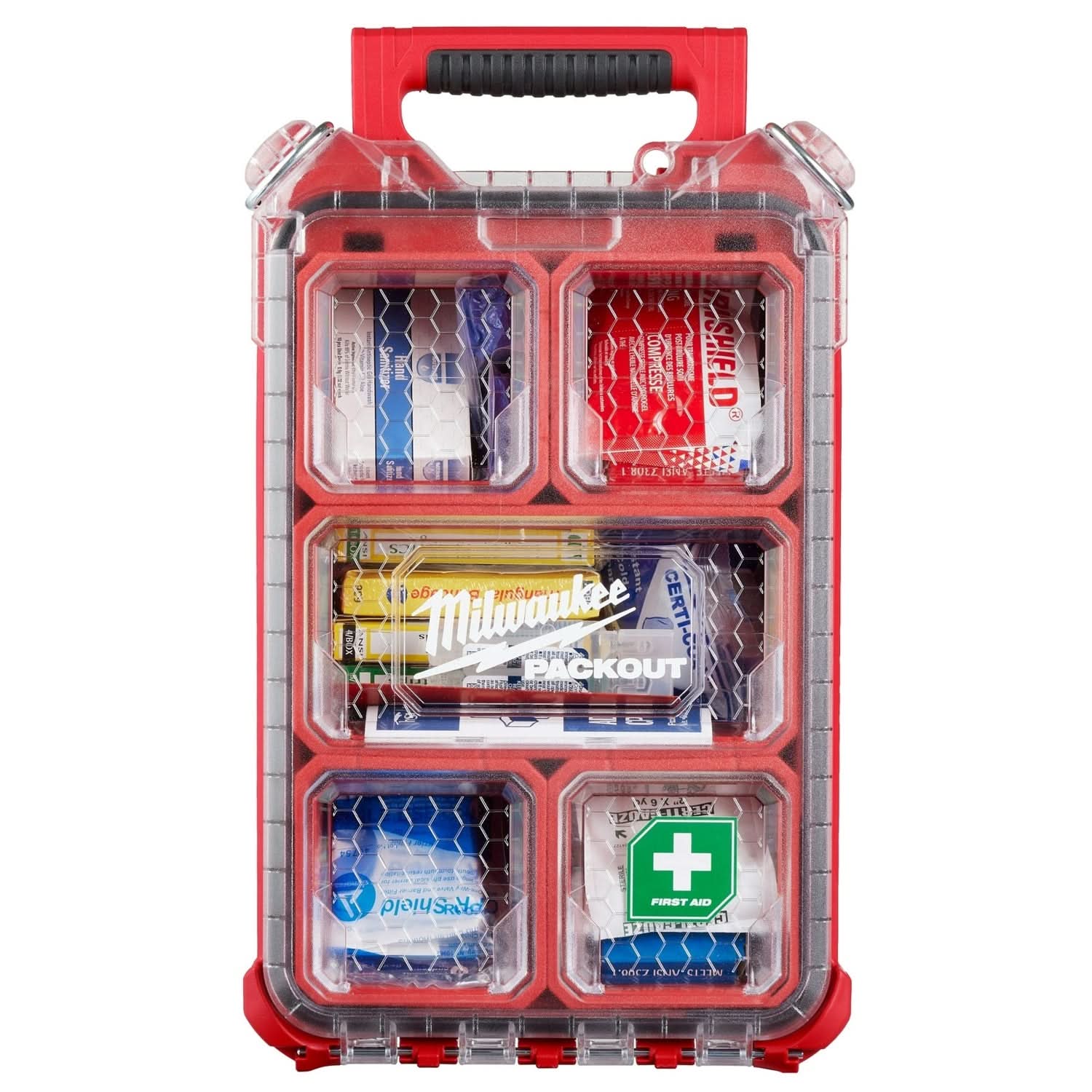 Milwaukee 79PC Class A Type III PACKOUT First Aid Kit with 100-Lumen Penlight - Image 2