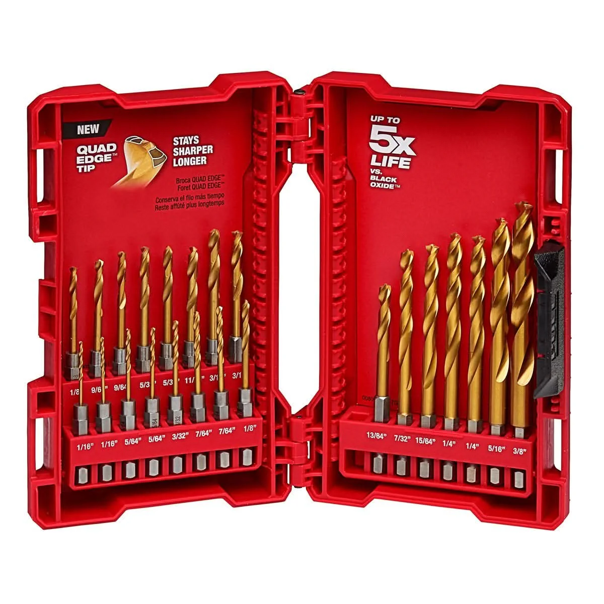 Milwaukee M12 Cordless 2-Tool Combo 1.5Ah Kit with SHOCKWAVE RED HELIX Titanium 23-Piece Drill Bit Set - Image 3
