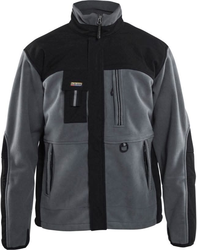Blaklader 48552520 Two Fisted Fleece Jacket, Grey / Black - Image 1