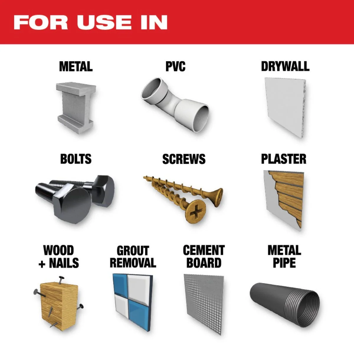 Milwaukee 49-10-9006 Open-Lok Metal Cutting Multi-Tool Blade, Variety Pack, 3-Pieces - Image 3