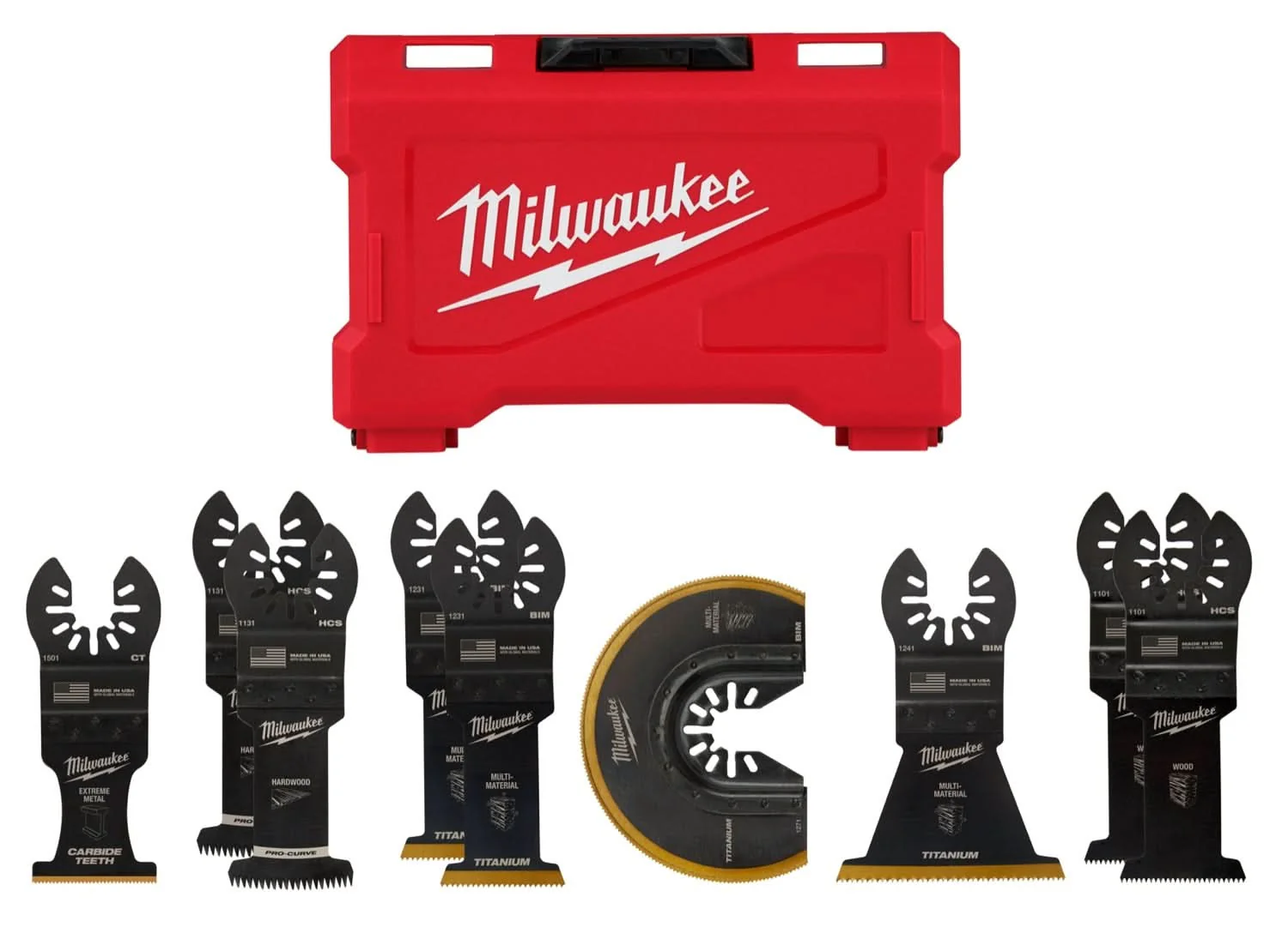 Milwaukee PROMO 49-10-9113 Open-Lok Multi-Tool Blade Kit, 9-Pieces (PROMO) - Image 1
