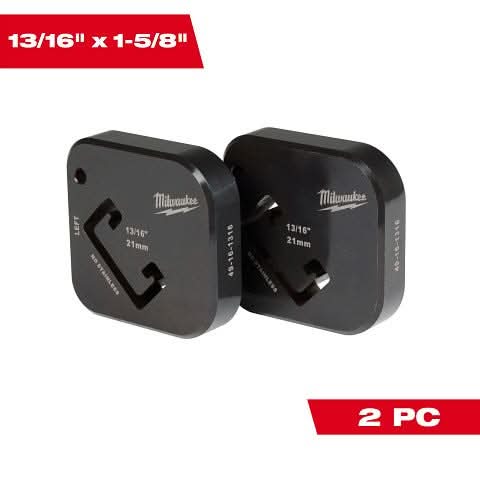 Milwaukee 49-16-1316 13/16" x 1-5/8" Single Strut Shearing Dies - Image 3
