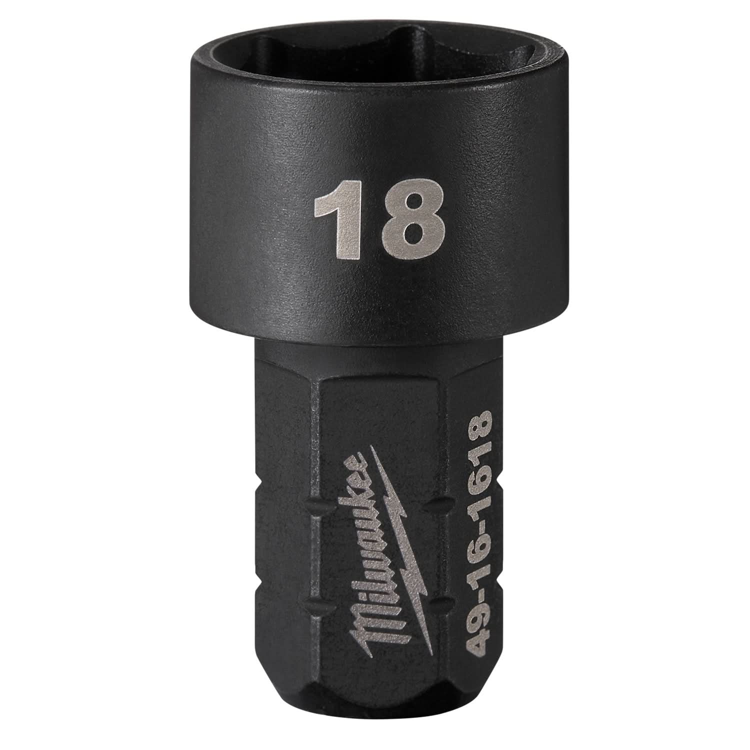 Milwaukee 49-16-1618 INSIDER Box Ratchet Socket 6 Point 18mm - Image 1