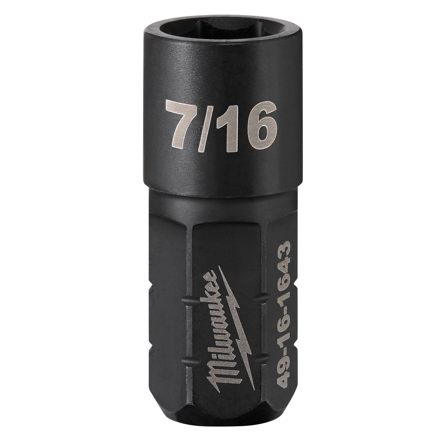 Milwaukee 49-16-1643 INSIDER Box Ratchet Socket 6 Point 7/16" - Image 1