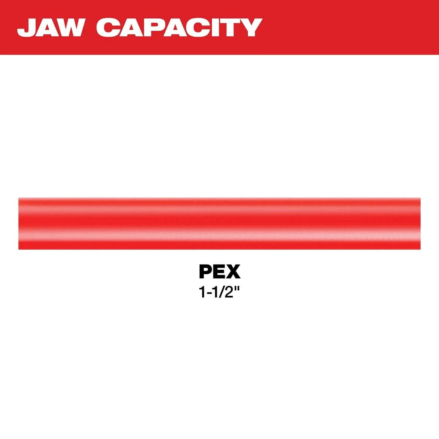 Milwaukee 49-16-2456C 1-1/2" PEX Crimp (F1807) Jaw for M12 FORCE LOGIC Press Tool - Image 3