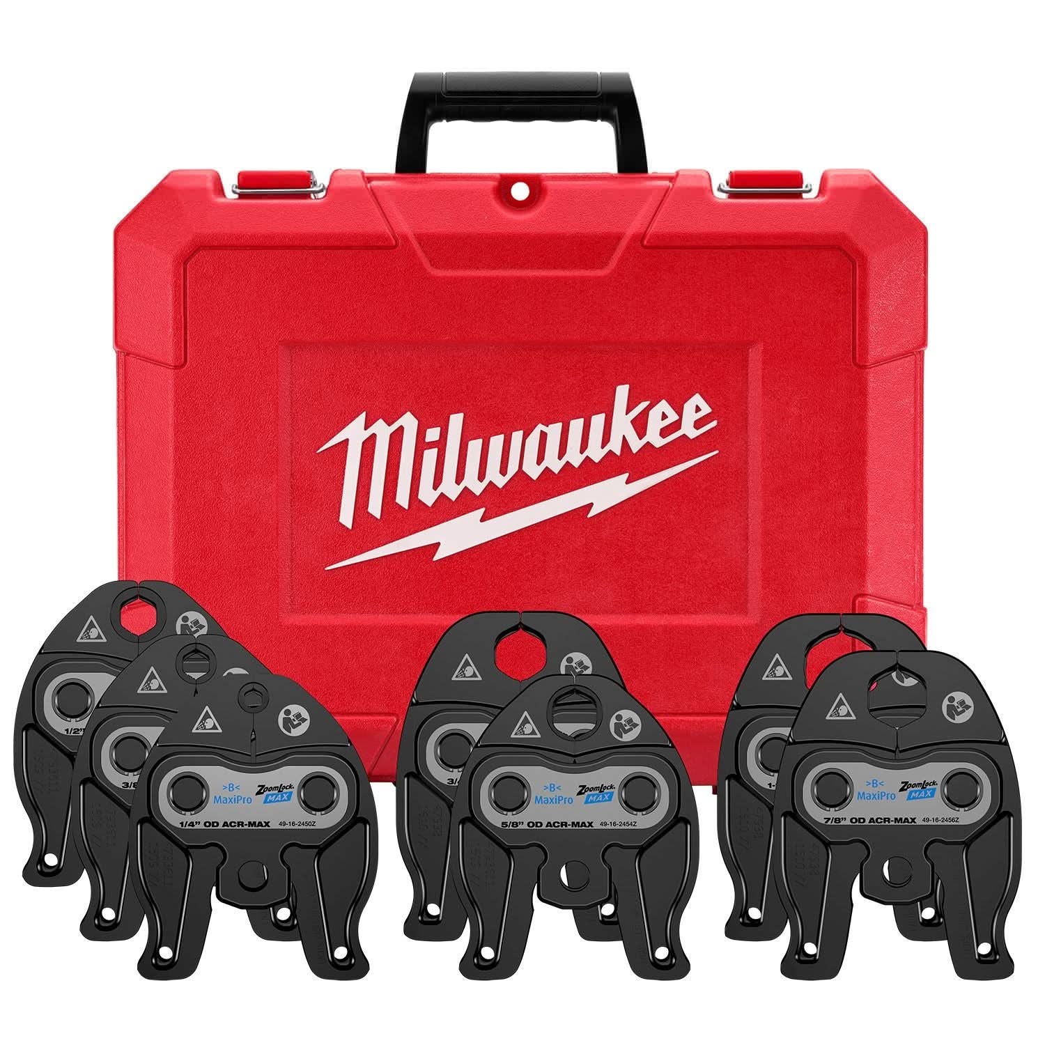 Milwaukee 49-16-2462Z 1/4″- 1-1/8″ ZoomLock MAX Press Jaw Kit for M12 FORCE LOGIC Press Tools