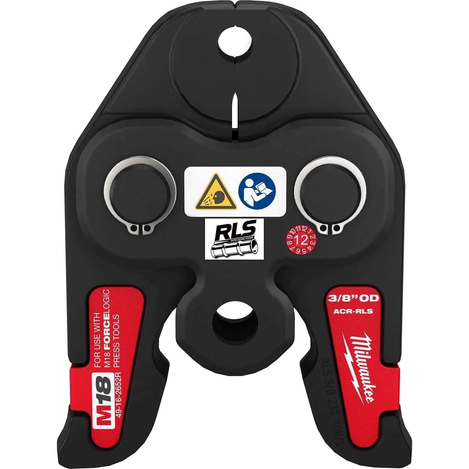 Milwaukee 49-16-2652R 3/8" RLS ACR Press Jaw for M18 FORCE LOGIC Press Tools - Image 1