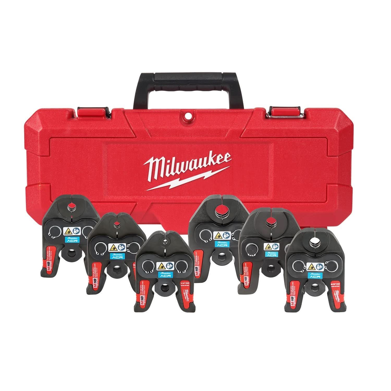 Milwaukee 49-16-2661M 1/4-Inch - 7/8-Inch Streamline ACR Press Jaw Kit for M18 FORCE LOGIC Press Tools - Image 1