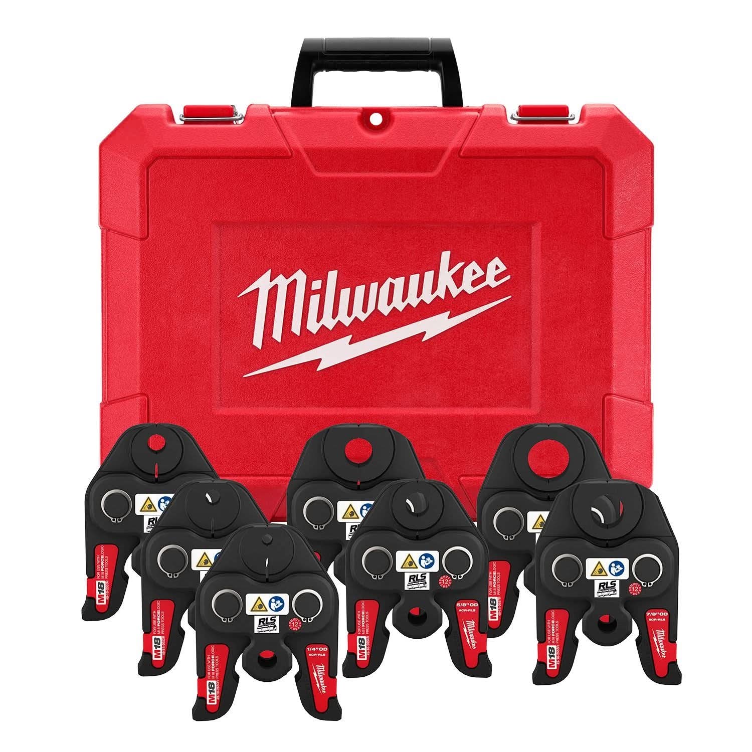 Milwaukee 49-16-2662R 1/4"-1-8/8" RLS ACR Press Jaw Kit for M18 FORCE LOGIC Press Tools - Image 1