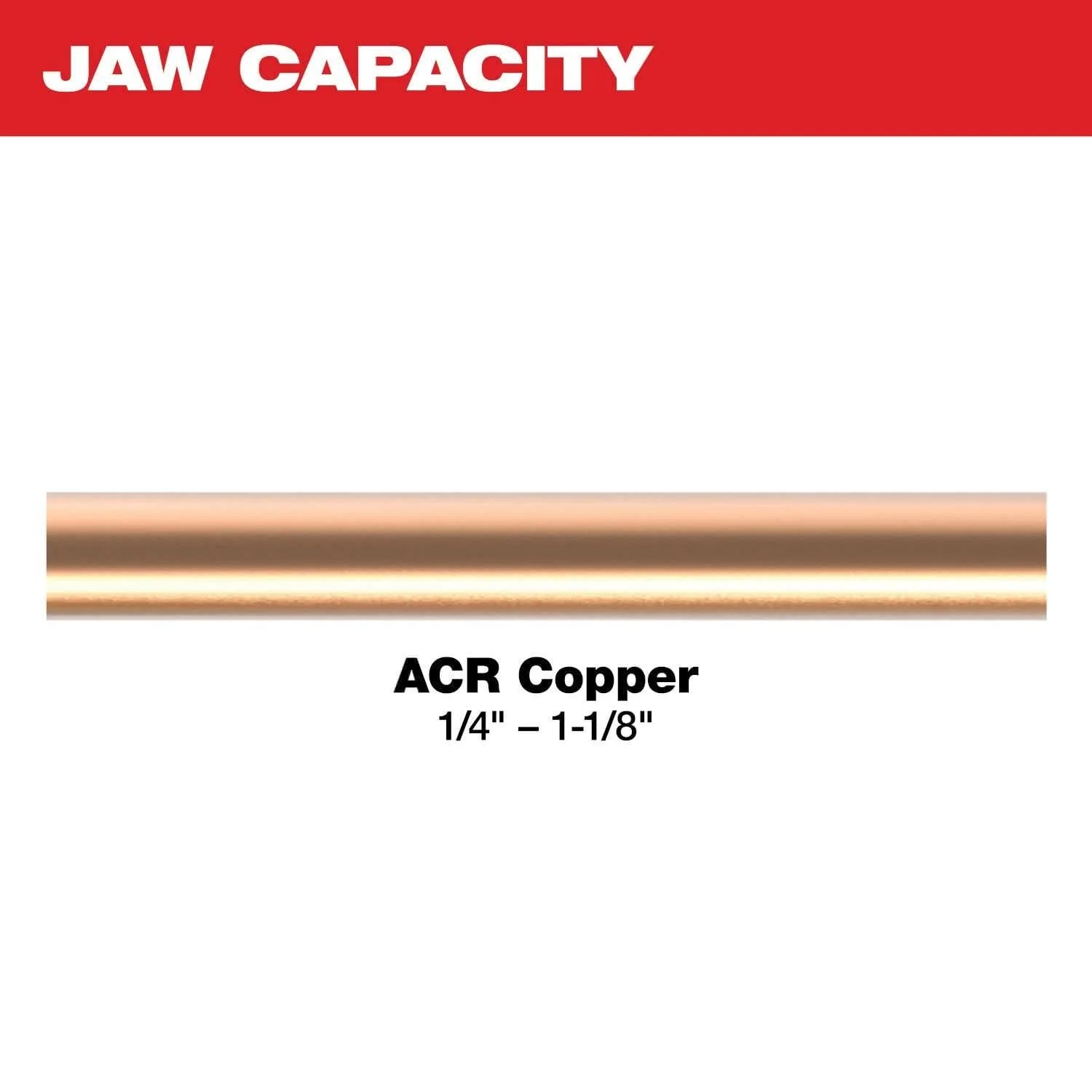 Milwaukee 49-16-2662R 1/4"-1-8/8" RLS ACR Press Jaw Kit for M18 FORCE LOGIC Press Tools - Image 2