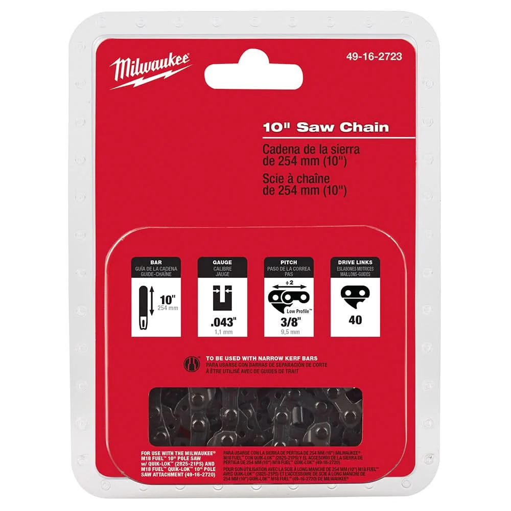 Milwaukee PROMO 49-16-2723 10-Inch Pole Saw Chain (PROMO)