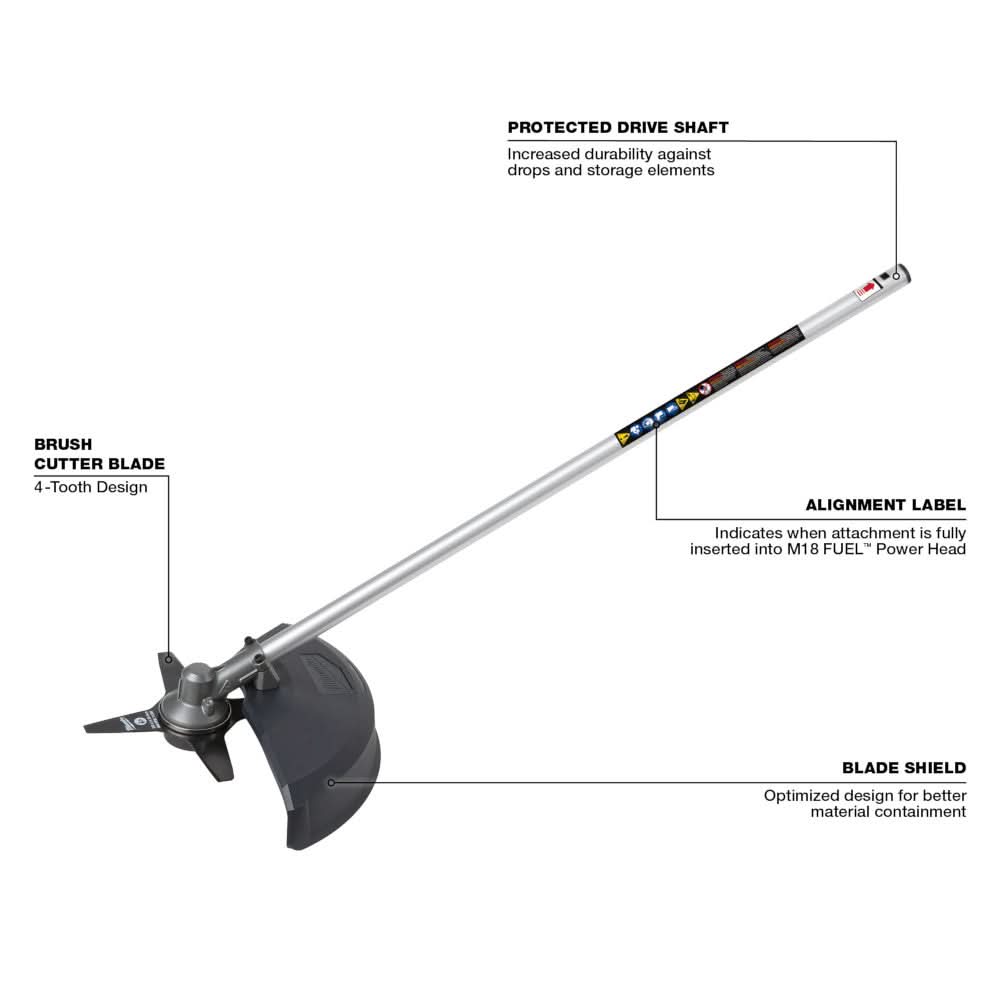 Milwaukee PROMO 49-16-2738 QUIK-LOK Brush Cutter Attachment (PROMO) - Image 3