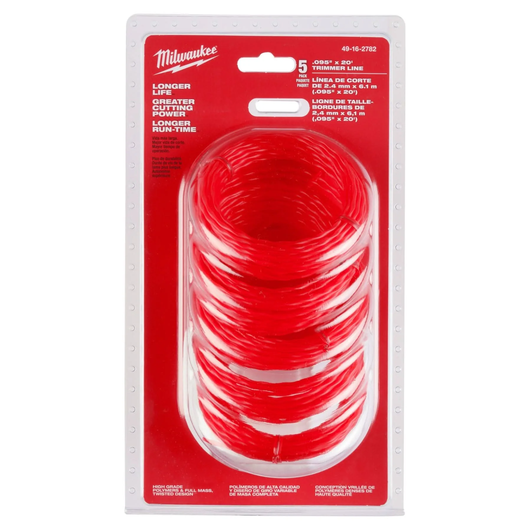 Milwaukee 49-16-2782 Milwaukee 5 Pack of 20 Pre-Cut .095 - Image 2