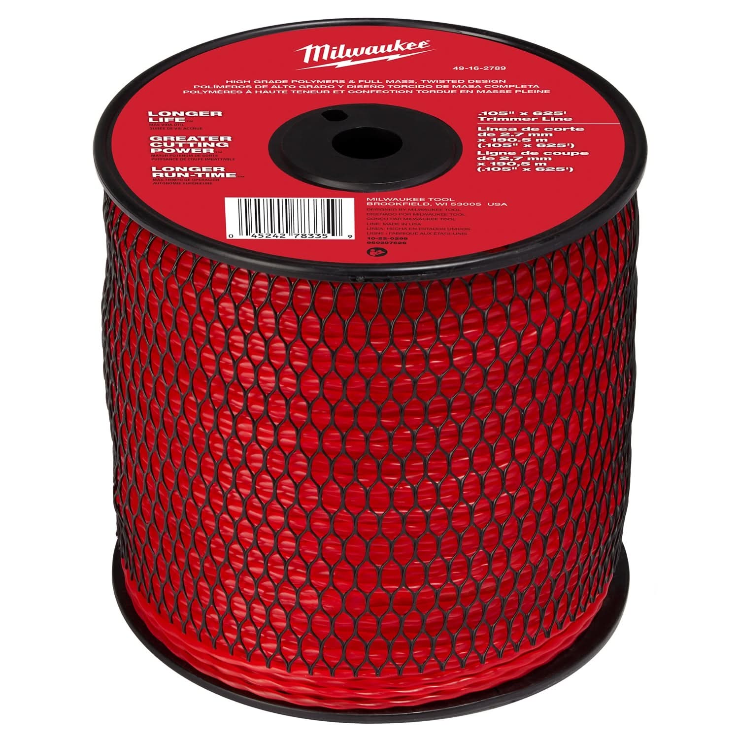 Milwaukee 49-16-2789 .105″ x 625′ Trimmer Line