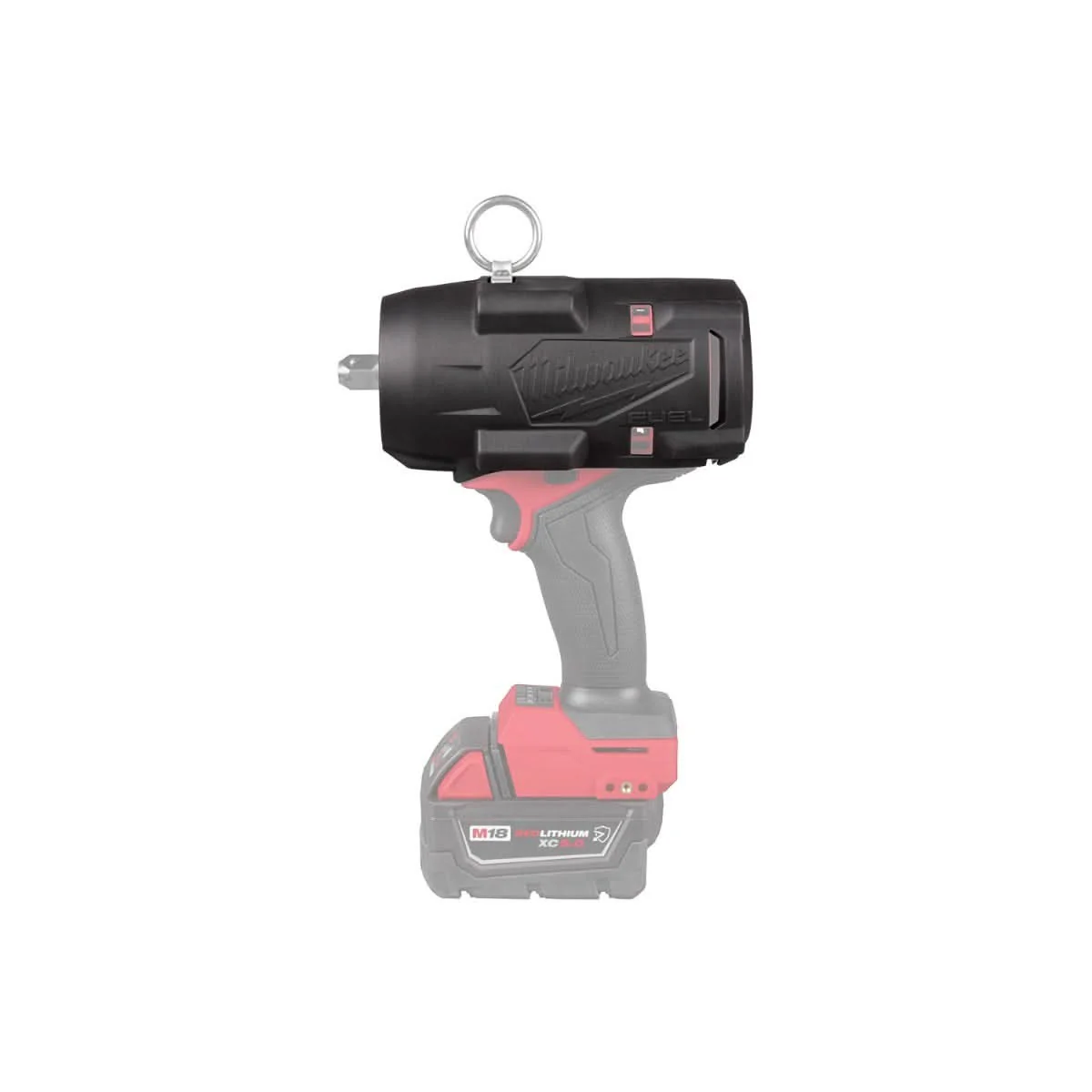 Milwaukee 49-16-2966 M18 FUEL 1/2" High Torque Impact Wrench w/ Pin Detent Protective Boot - Image 3