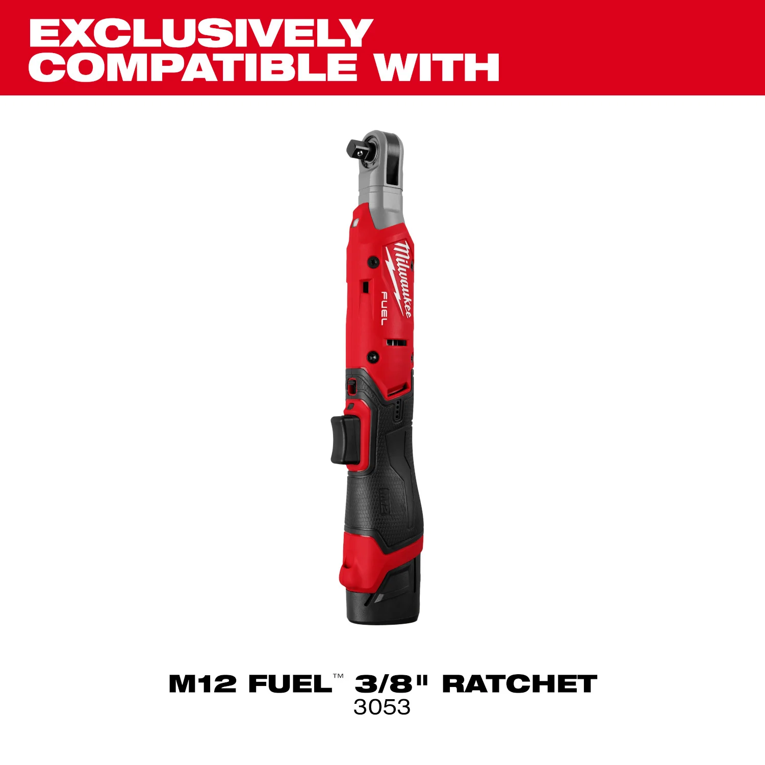 Milwaukee 49-16-3053 M12 FUEL 3/8” Ratchet Protective Boot - Image 2