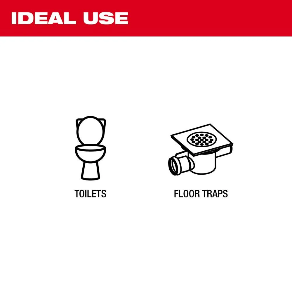 Milwaukee 49-16-3576 TRAPSNAKE 6' Toilet Auger - Image 3