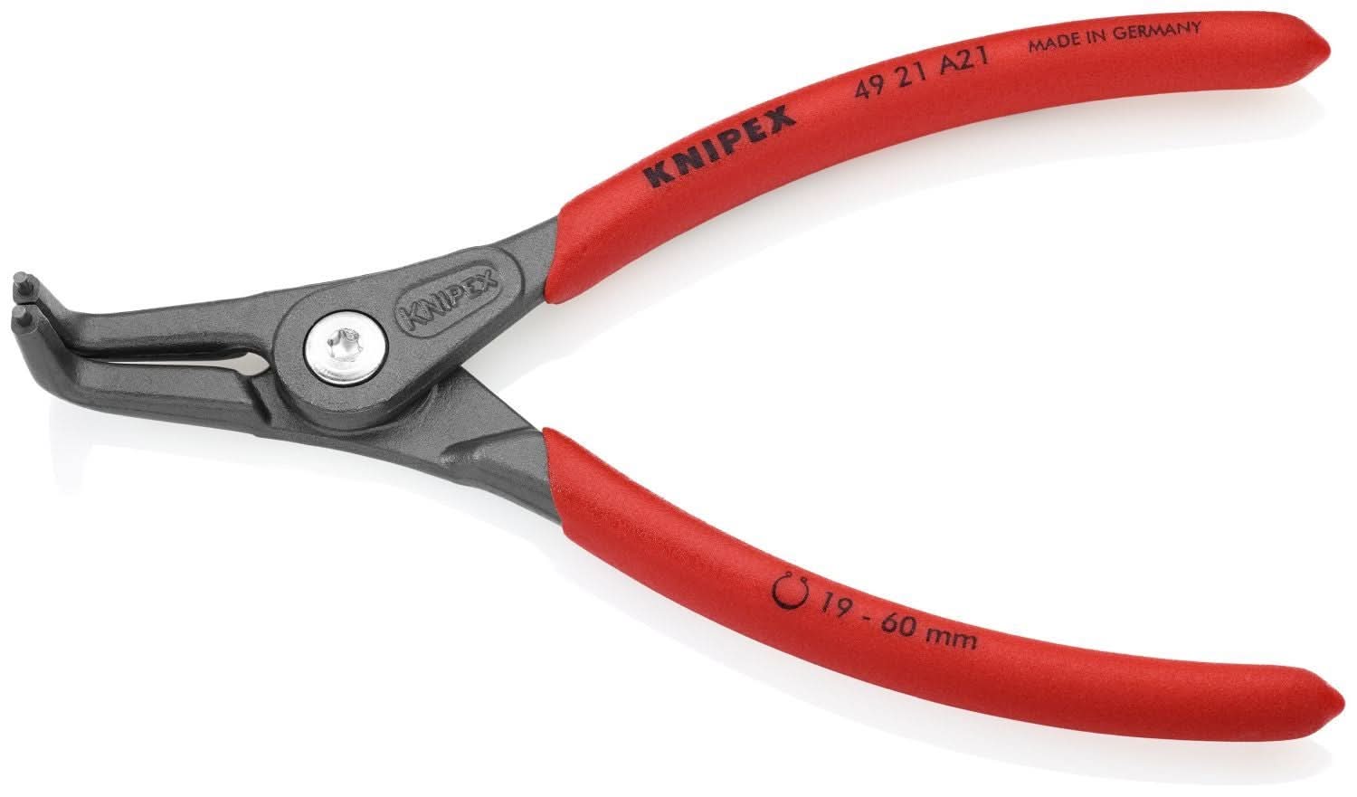 Knipex 49 21 A21 External 90&deg; Angled Precision Snap Ring Pliers - Image 2