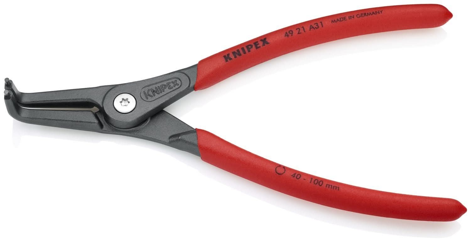 Knipex 49 21 A31 External 90&deg; Angled Precision Snap Ring Pliers - Image 2