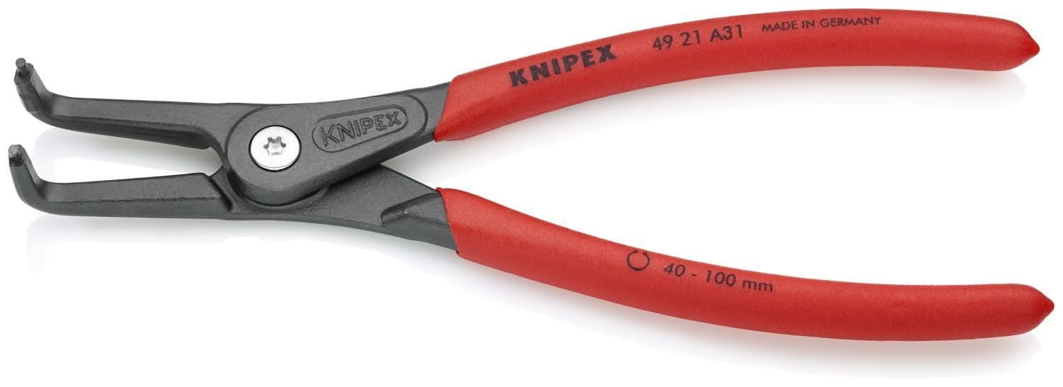 Knipex 49 21 A31 External 90&deg; Angled Precision Snap Ring Pliers - Image 3