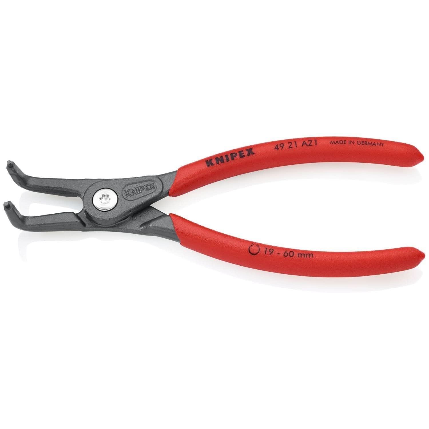 Knipex 49 21 A41 External 90&deg; Angled Precision Snap Ring Pliers - Image 1
