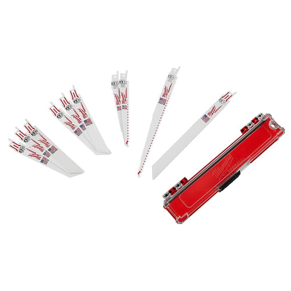Milwaukee 49-22-1110 10-Piece SAWZALL Reciprocating Saw Blade Set - Image 1