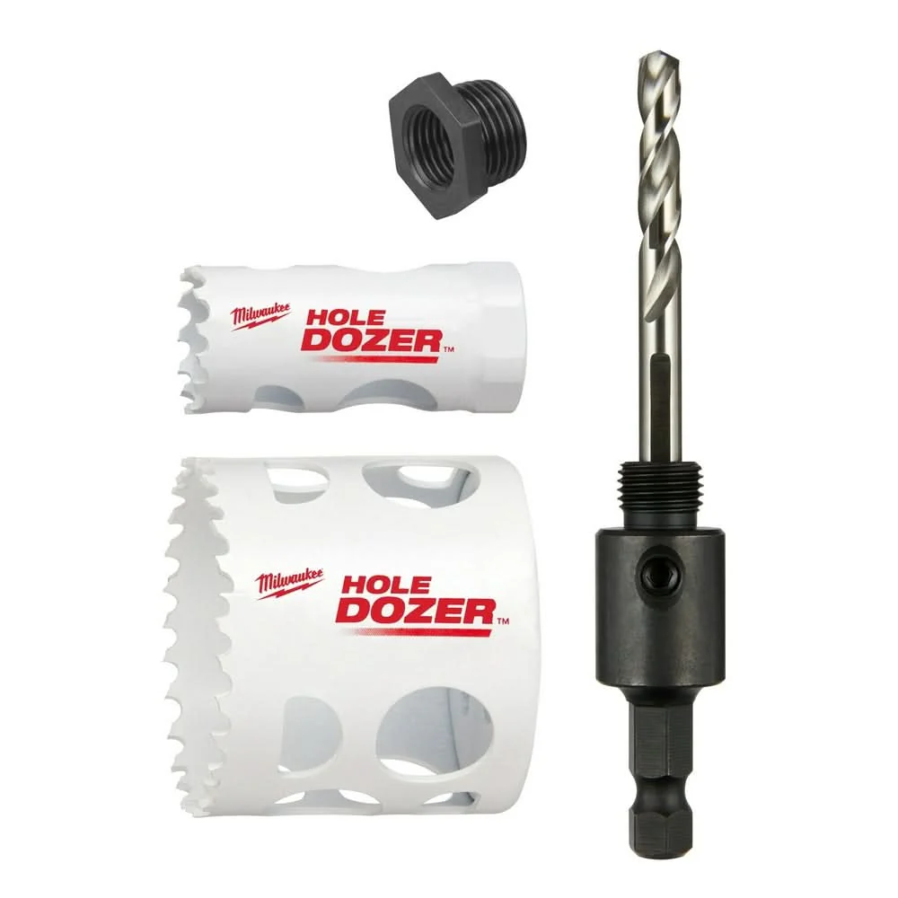 Milwaukee 49-22-4063 HOLE DOZER Door Lock Hole Saw Kit - Image 1