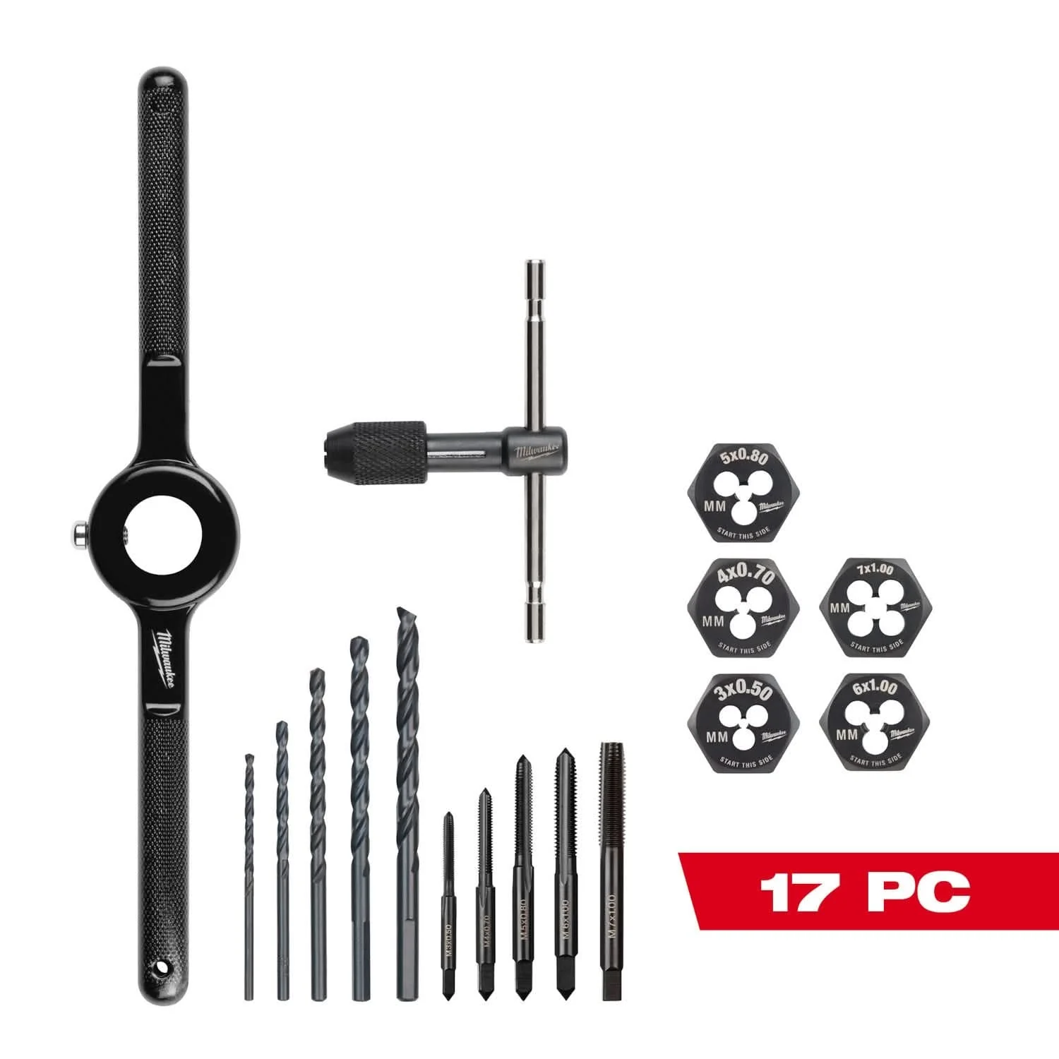 Milwaukee 49-22-5601 17PC Metric Tap and Die Set - Image 3