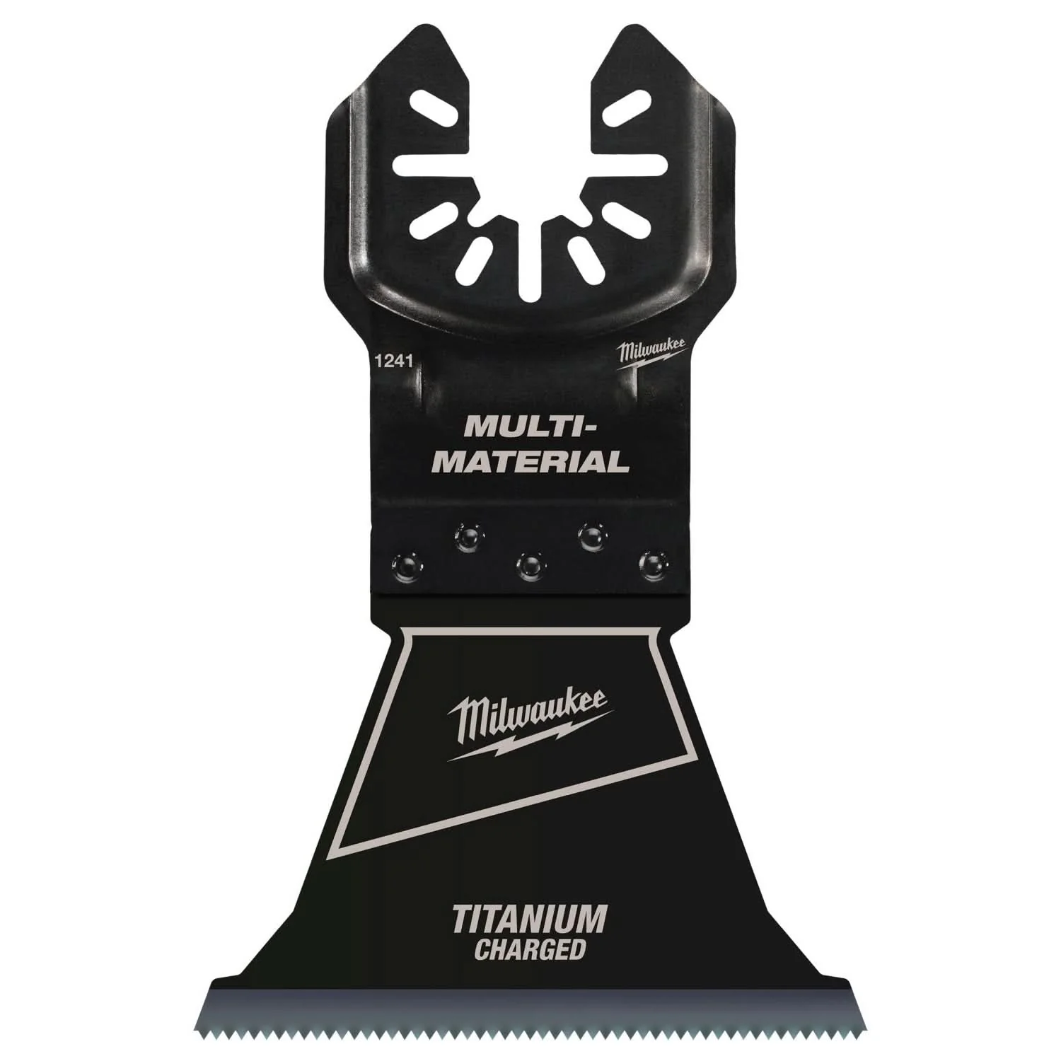 Milwaukee 49-25-1248 MILWAUKEE OPEN-LOK 2-1/2" TITANIUM CHARGED Bi-Metal Multi-Material Multi-Tool Blades 25PK - Image 1