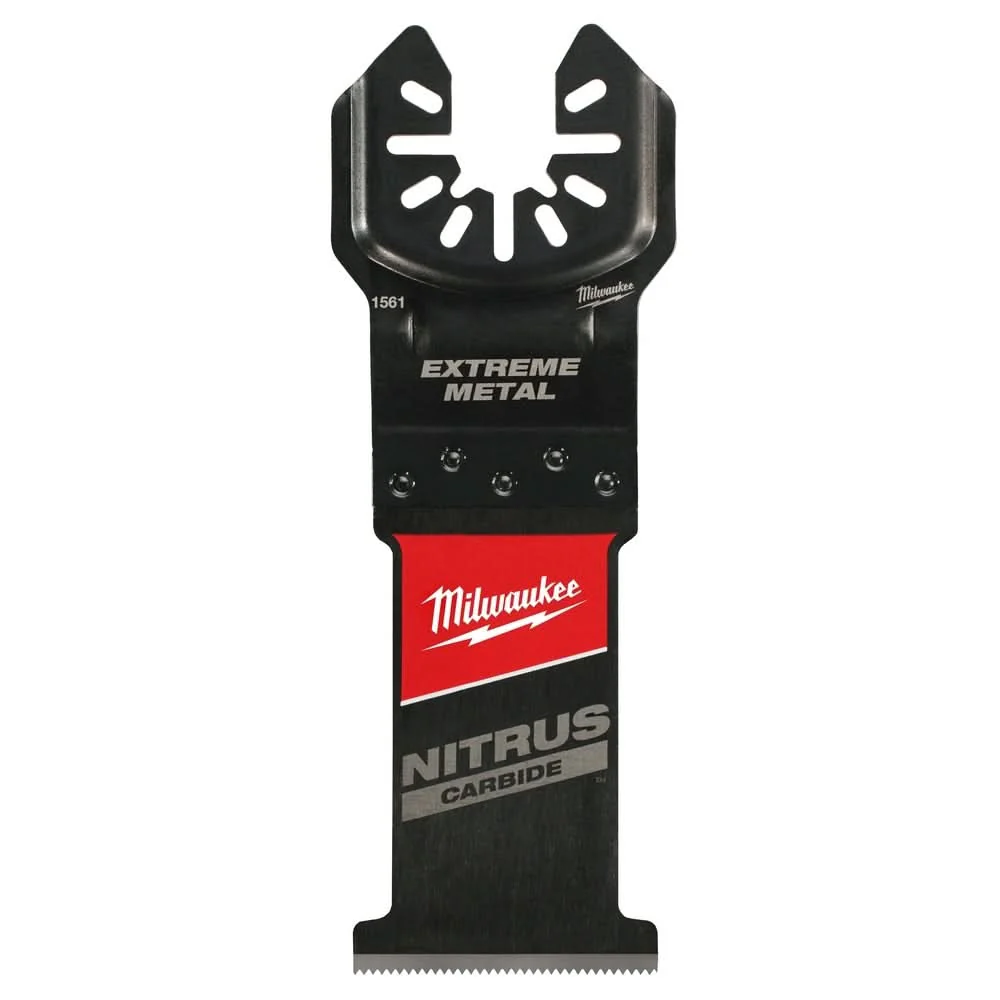 Milwaukee 49-25-1561 NITRUS CARBIDE Extreme Metal Universal Fit OPEN-LOK Multi-Tool Blade 1PK - Image 1