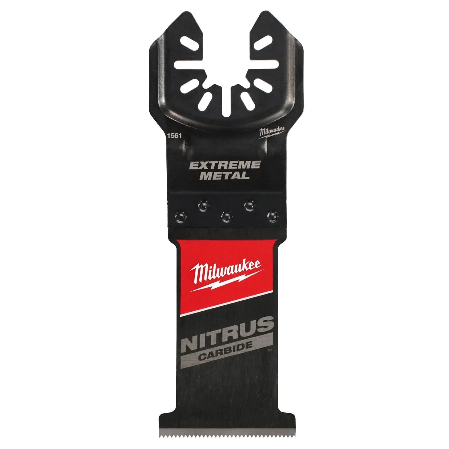Milwaukee 49-25-1569 NITRUS CARBIDE Extreme Metal Universal Fit OPEN-LOK Multi-Tool Blade 10PK - Image 1